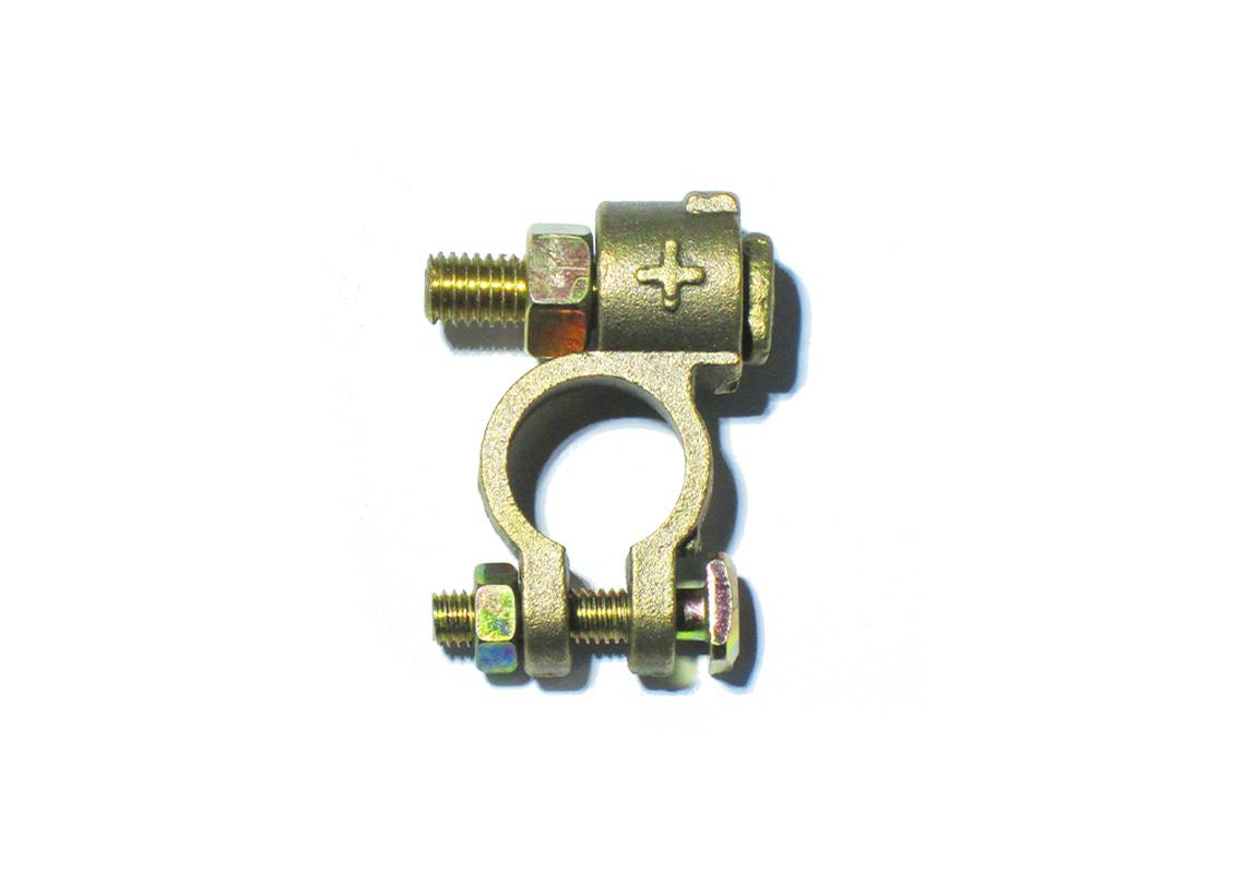 COLLIER DE BATTERIE DOUBLE SERRAGE POUR VL - SECTION 35 (PÔLE +)